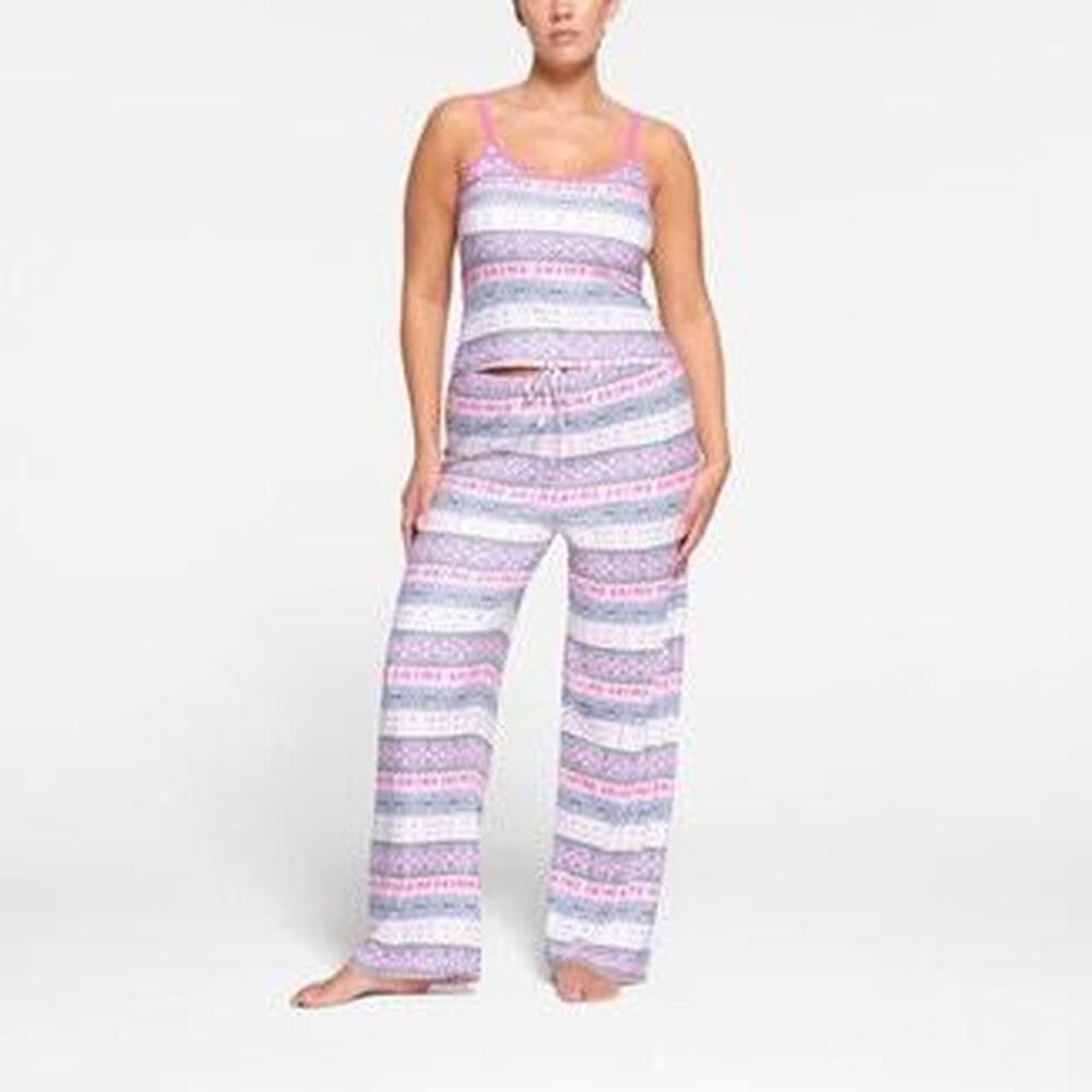 Skims Women's Christmas Pajamas Opal Fair Isle